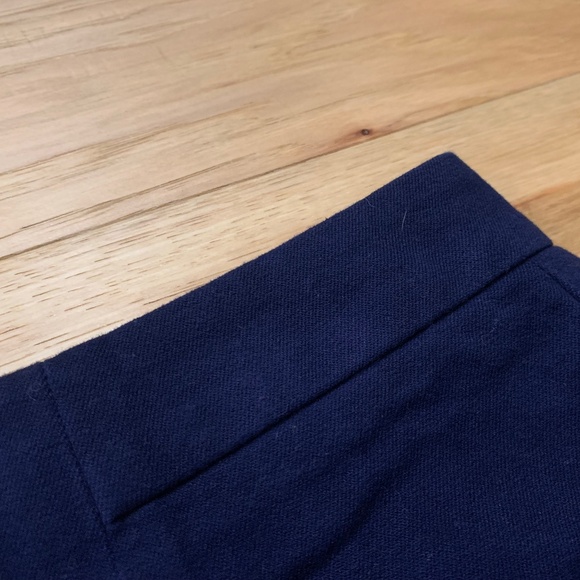 Gap Navy Clean Academia Blue Cotton Pencil Skirt - Picture 5 of 8